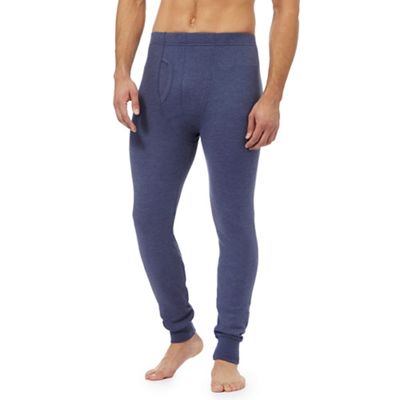 Maine New England Blue brushed thermal bottoms